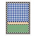 Picture of Psychedelic Checkered Aura _GroupedProduct_Rectangle_Portrait_Canvas_Framed_