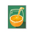 Picture of Orange Juice Poition _GroupedProduct_Rectangle_Portrait_Canvas_Framed_