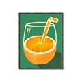 Picture of Orange Juice Poition _GroupedProduct_Rectangle_Portrait_Canvas_Framed_