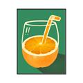 Picture of Orange Juice Poition _GroupedProduct_Rectangle_Portrait_Canvas_Framed_