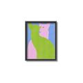 Picture of Optical Cat Duo _GroupedProduct_Rectangle_Portrait_Canvas_Framed_