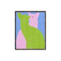 Picture of Optical Cat Duo _GroupedProduct_Rectangle_Portrait_Canvas_Framed_