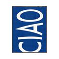 Picture of Ciao in Blue _GroupedProduct_Rectangle_Portrait_Canvas_Framed_