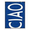 Picture of Ciao in Blue _GroupedProduct_Rectangle_Portrait_Canvas_Framed_
