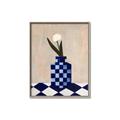 Picture of Kaleidoscopic Vase _GroupedProduct_Rectangle_Portrait_Canvas_Framed_
