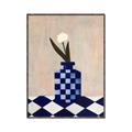 Picture of Kaleidoscopic Vase _GroupedProduct_Rectangle_Portrait_Canvas_Framed_