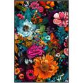 Picture of Chromatic Meadow of Flowers _GroupedProduct_Rectangle_Portrait_Canvas_Framed_