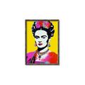 Picture of Botanical Bliss of Frida _GroupedProduct_Rectangle_Portrait_Canvas_Framed_