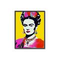 Picture of Botanical Bliss of Frida _GroupedProduct_Rectangle_Portrait_Canvas_Framed_