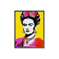 Picture of Botanical Bliss of Frida _GroupedProduct_Rectangle_Portrait_Canvas_Framed_