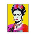 Picture of Botanical Bliss of Frida _GroupedProduct_Rectangle_Portrait_Canvas_Framed_