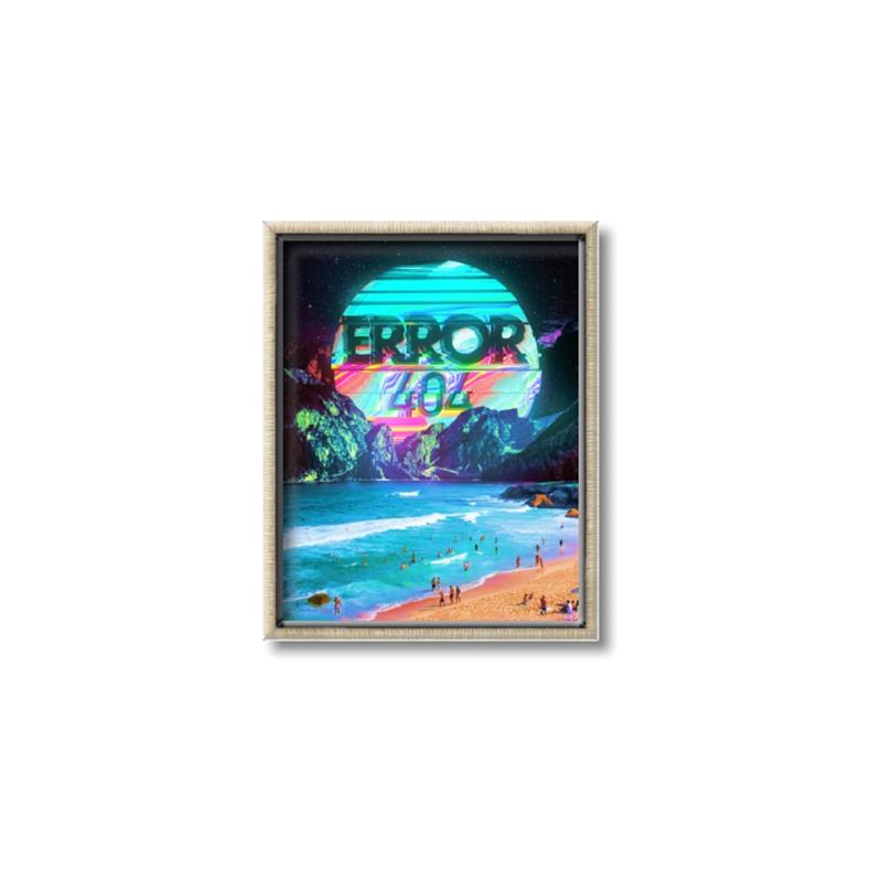 Picture of Error 404 Luminescence _GroupedProduct_Rectangle_Portrait_Canvas_Framed_