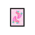Picture of Pink Roller Skates _GroupedProduct_Rectangle_Portrait_Framed_Matted_