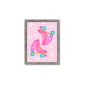 Picture of Pink Roller Skates _GroupedProduct_Rectangle_Portrait_Framed_Matted_