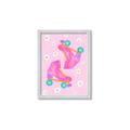 Picture of Pink Roller Skates _GroupedProduct_Rectangle_Portrait_Framed_Matted_