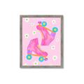 Picture of Pink Roller Skates _GroupedProduct_Rectangle_Portrait_Framed_Matted_