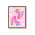 Picture of Pink Roller Skates _GroupedProduct_Rectangle_Portrait_Framed_Matted_
