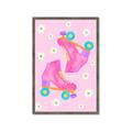 Picture of Pink Roller Skates _GroupedProduct_Rectangle_Portrait_Framed_Matted_