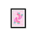 Picture of Pink Roller Skates _GroupedProduct_Rectangle_Portrait_Framed_Matted_