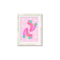 Picture of Pink Roller Skates _GroupedProduct_Rectangle_Portrait_Framed_Matted_