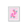 Picture of Pink Roller Skates _GroupedProduct_Rectangle_Portrait_Framed_Matted_