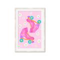 Picture of Pink Roller Skates _GroupedProduct_Rectangle_Portrait_Framed_Matted_