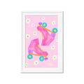 Picture of Pink Roller Skates _GroupedProduct_Rectangle_Portrait_Framed_Matted_
