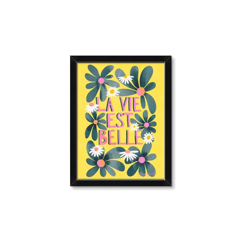 Picture of La Vie Est Belle Foliage _GroupedProduct_Rectangle_Portrait_Framed_Matted_
