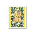 Picture of La Vie Est Belle Foliage _GroupedProduct_Rectangle_Portrait_Framed_Matted_