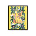 Picture of La Vie Est Belle Foliage _GroupedProduct_Rectangle_Portrait_Framed_Matted_