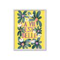 Picture of La Vie Est Belle Foliage _GroupedProduct_Rectangle_Portrait_Framed_Matted_