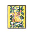 Picture of La Vie Est Belle Foliage _GroupedProduct_Rectangle_Portrait_Framed_Matted_