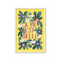 Picture of La Vie Est Belle Foliage _GroupedProduct_Rectangle_Portrait_Framed_Matted_
