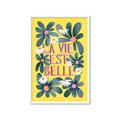 Picture of La Vie Est Belle Foliage _GroupedProduct_Rectangle_Portrait_Framed_Matted_