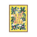 Picture of La Vie Est Belle Foliage _GroupedProduct_Rectangle_Portrait_Framed_Matted_