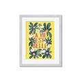 Picture of La Vie Est Belle Foliage _GroupedProduct_Rectangle_Portrait_Framed_Matted_