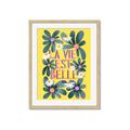 Picture of La Vie Est Belle Foliage _GroupedProduct_Rectangle_Portrait_Framed_Matted_