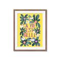 Picture of La Vie Est Belle Foliage _GroupedProduct_Rectangle_Portrait_Framed_Matted_