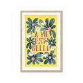Picture of La Vie Est Belle Foliage _GroupedProduct_Rectangle_Portrait_Framed_Matted_