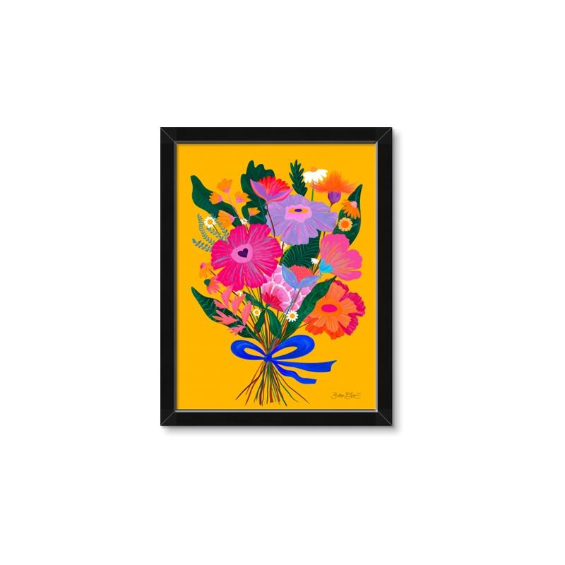 Picture of Red Chromatic Flowers _GroupedProduct_Rectangle_Portrait_Framed_Matted_