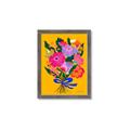 Picture of Red Chromatic Flowers _GroupedProduct_Rectangle_Portrait_Framed_Matted_