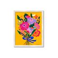 Picture of Red Chromatic Flowers _GroupedProduct_Rectangle_Portrait_Framed_Matted_