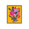 Picture of Red Chromatic Flowers _GroupedProduct_Rectangle_Portrait_Framed_Matted_