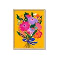 Picture of Red Chromatic Flowers _GroupedProduct_Rectangle_Portrait_Framed_Matted_
