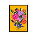 Picture of Red Chromatic Flowers _GroupedProduct_Rectangle_Portrait_Framed_Matted_