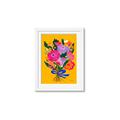Picture of Red Chromatic Flowers _GroupedProduct_Rectangle_Portrait_Framed_Matted_