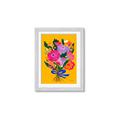 Picture of Red Chromatic Flowers _GroupedProduct_Rectangle_Portrait_Framed_Matted_