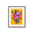 Picture of Red Chromatic Flowers _GroupedProduct_Rectangle_Portrait_Framed_Matted_