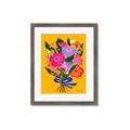 Picture of Red Chromatic Flowers _GroupedProduct_Rectangle_Portrait_Framed_Matted_