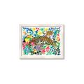 Picture of Vibrant Fusion Jaguar _GroupedProduct_Rectangle_Landscape_Framed_Matted_